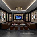 U/L shape modern leather night club bar sofa